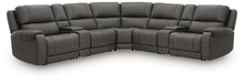 5Z - Pittson Power Reclining Sectional - Dream Home Furniture & Mattress (Waite Park, MN)