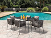 Tushari 8 Pc. Outdoor Dining Set - Dream Home Furniture & Mattress (Waite Park, MN)
