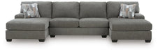 Clarington Sleeper Sectional with Double Chaise - Dream Home Furniture & Mattress (Waite Park, MN)