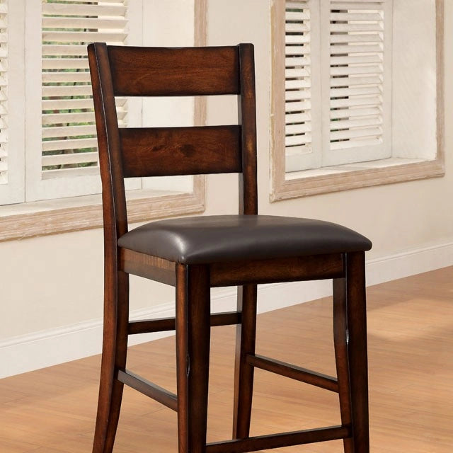 DICKINSON II Dark Cherry Counter Ht. Chair (2/CTN) - Dream Home Furniture & Mattress (Waite Park, MN)
