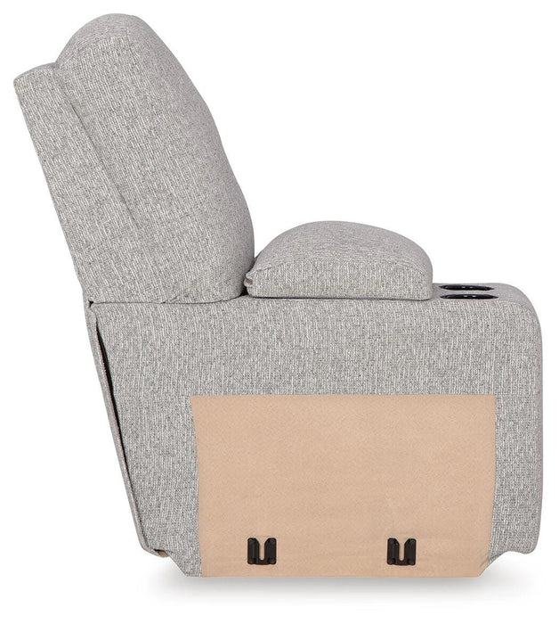 Acklen Place Power Sectional Reclining Sofa with Storage Console - Dream Home Furniture & Mattress (Waite Park, MN)