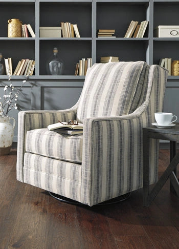 Kambria Swivel Glider Accent Chair - Dream Home Furniture & Mattress (Waite Park, MN)