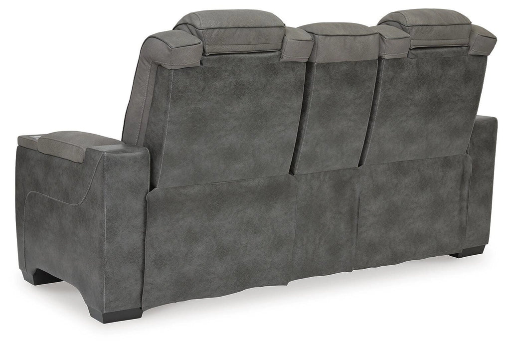 Next-Gen DuraPella Power Reclining Loveseat with Console - Dream Home Furniture & Mattress (Waite Park, MN)