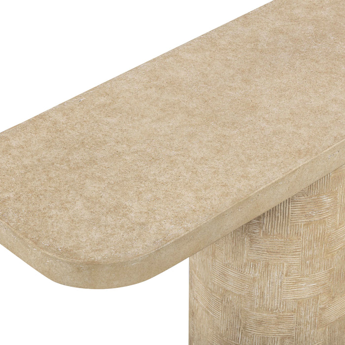 Suraya 55" Indoor/Outdoor Concrete Console Table