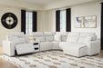 Modmax II Reclining Sectional with Chaise and Audio Console - Dream Home Furniture & Mattress (Waite Park, MN)