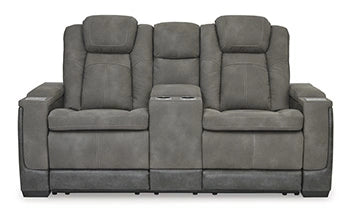 Next-Gen DuraPella Power Reclining Loveseat with Console - Dream Home Furniture & Mattress (Waite Park, MN)
