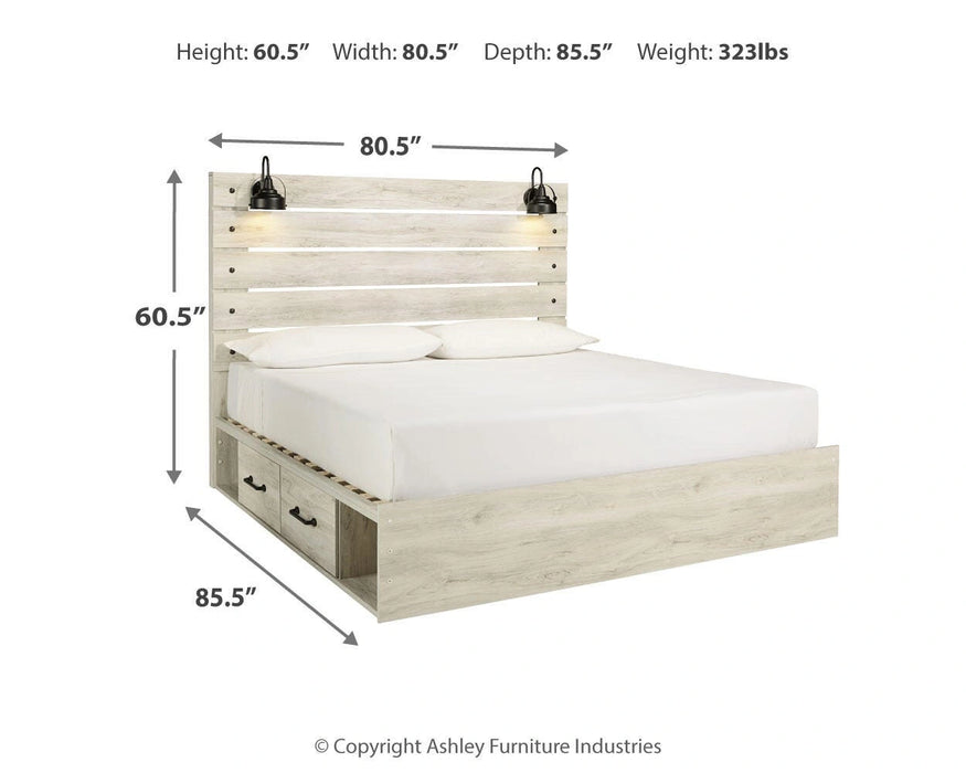 Cambeck Bed with 4 Storage Drawers - Dream Home Furniture & Mattress (Waite Park, MN)