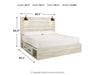 Cambeck Bed with 4 Storage Drawers - Dream Home Furniture & Mattress (Waite Park, MN)