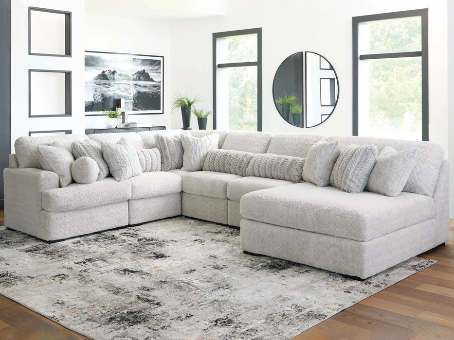 Cuddle Plush Sectional with Chaise - Dream Home Furniture & Mattress (Waite Park, MN)