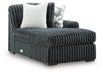 Midnight-Madness Sectional with Chaise - Dream Home Furniture & Mattress (Waite Park, MN)