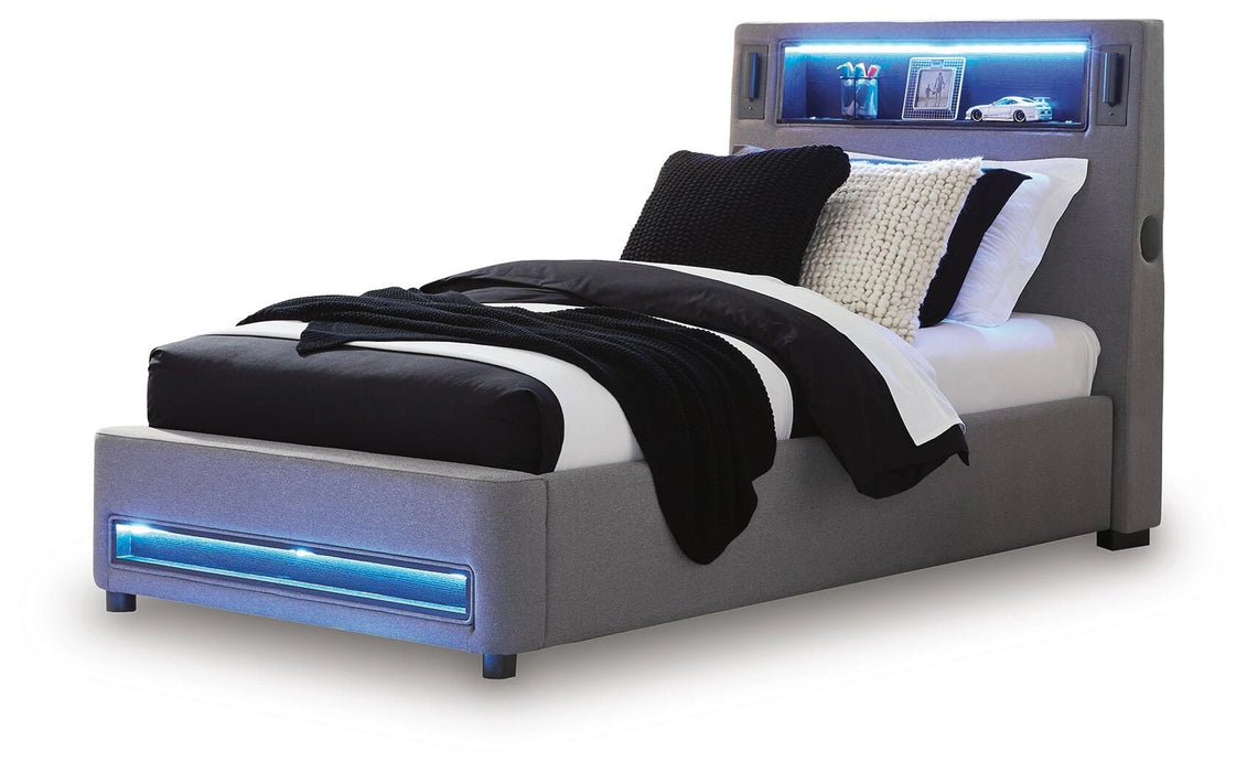 Verishaw Upholstered Bed - Dream Home Furniture & Mattress (Waite Park, MN)