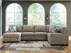 Newellen Sectional with Chaise - Dream Home Furniture & Mattress (Waite Park, MN)