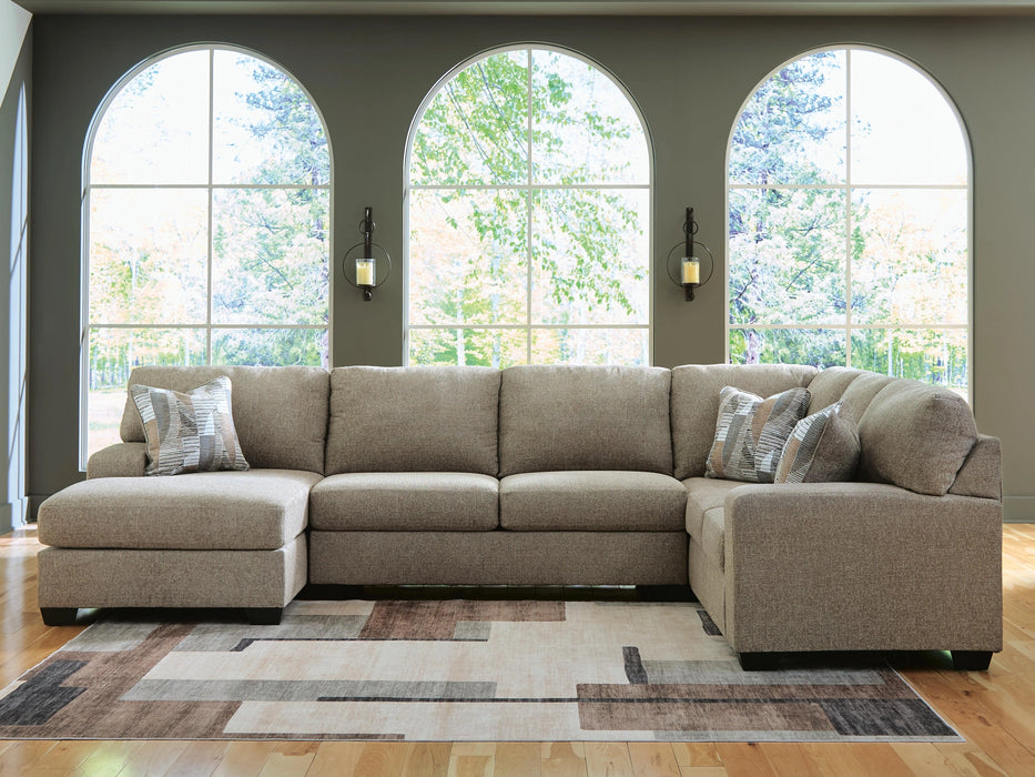 Newellen Sectional with Chaise - Dream Home Furniture & Mattress (Waite Park, MN)