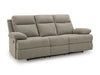 Side-Swipe Reclining Sofa with Drop Down Table - Dream Home Furniture & Mattress (Waite Park, MN)