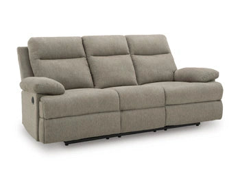 Side-Swipe Reclining Sofa with Drop Down Table - Dream Home Furniture & Mattress (Waite Park, MN)