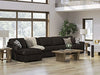 Midnight-Madness Sectional Sofa with Chaise - Dream Home Furniture & Mattress (Waite Park, MN)