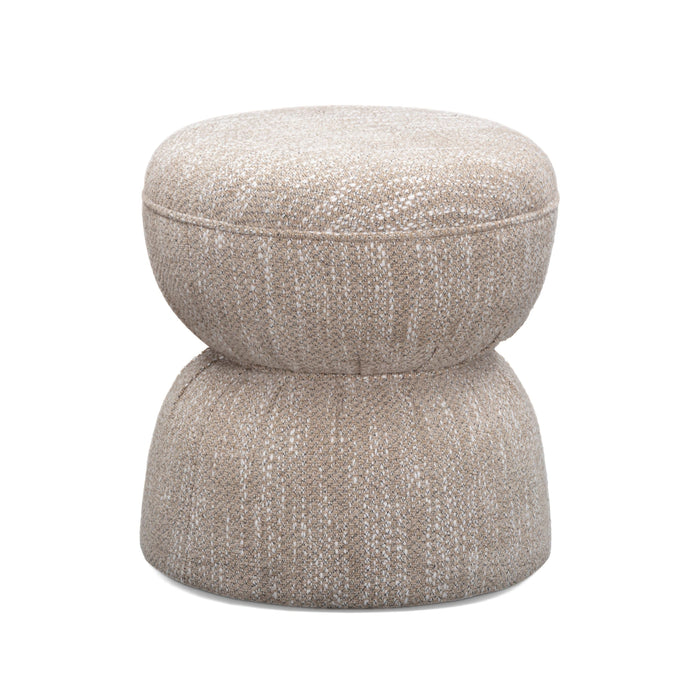 Tomlin Ruched Performance Fabric Game Ottoman