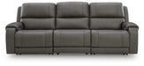 5Z - Pittson Power Sectional Reclining Sofa - Dream Home Furniture & Mattress (Waite Park, MN)