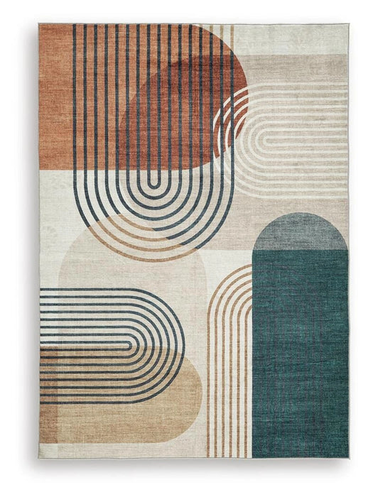 Farrendale Rug Large - Dream Home Furniture & Mattress (Waite Park, MN)