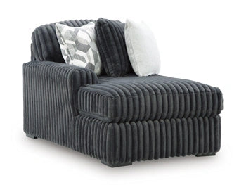 Midnight-Madness Sectional with Chaise - Dream Home Furniture & Mattress (Waite Park, MN)