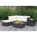 Ilona Brown/Beige End Table - Dream Home Furniture & Mattress (Waite Park, MN)
