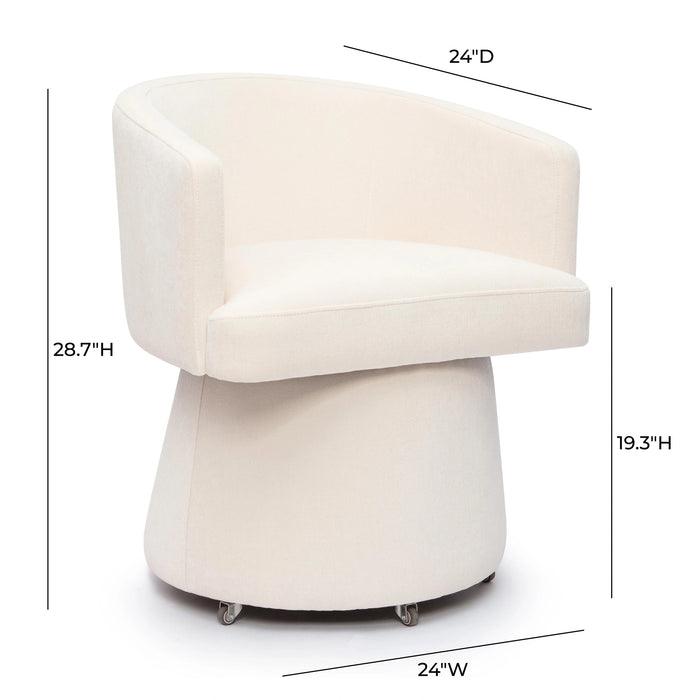 Kristen Rolling Desk Chair