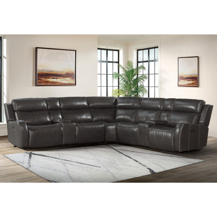 Wainwright Dual-Power Sectional Set - Dream Home Furniture & Mattress (Waite Park, MN)