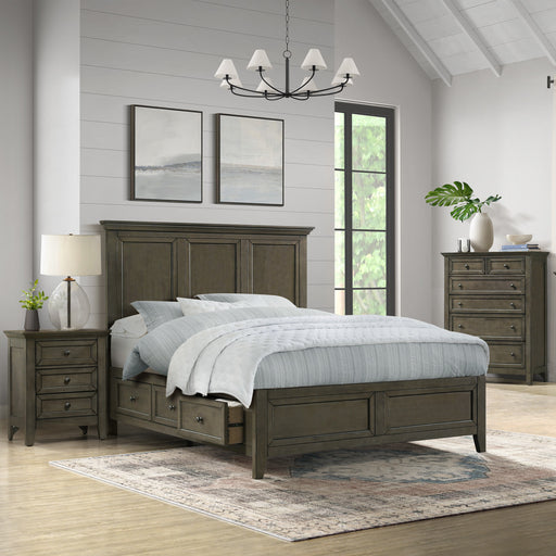 San Mateo Queen Storage Bed - Dream Home Furniture & Mattress (Waite Park, MN)