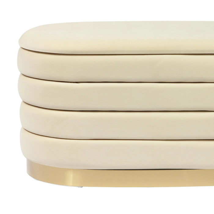 Lillian 31.5" Performance Velvet Storage Bench