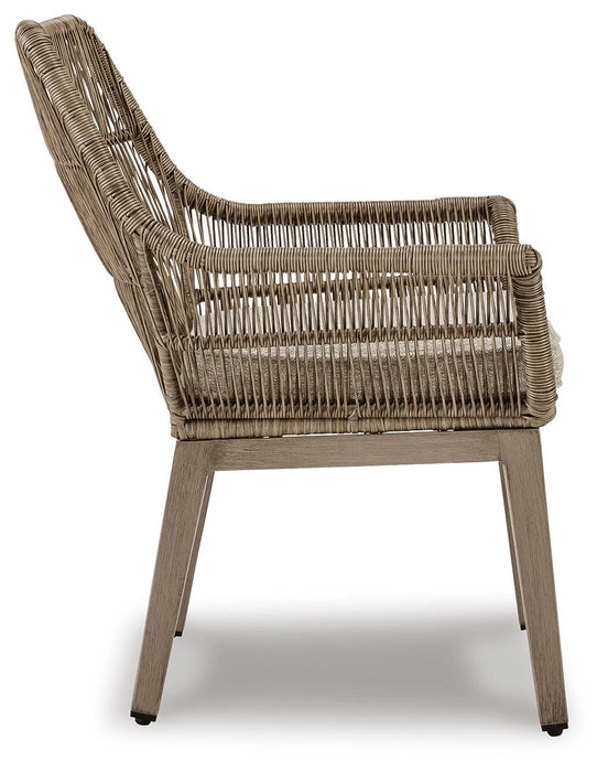 Beach Front Arm Chair with Cushion (Set of 2) - Dream Home Furniture & Mattress (Waite Park, MN)