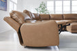 DeepWakes Power Reclining Sectional with Chaise - Dream Home Furniture & Mattress (Waite Park, MN)