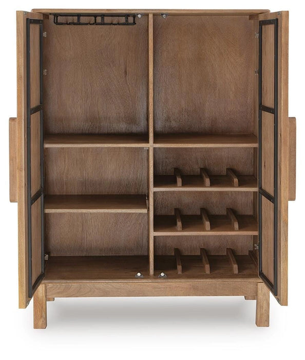 Pellamour Bar Cabinet - Dream Home Furniture & Mattress (Waite Park, MN)