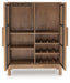 Pellamour Bar Cabinet - Dream Home Furniture & Mattress (Waite Park, MN)