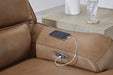 DeepWakes Power Reclining Sectional with Chaise - Dream Home Furniture & Mattress (Waite Park, MN)