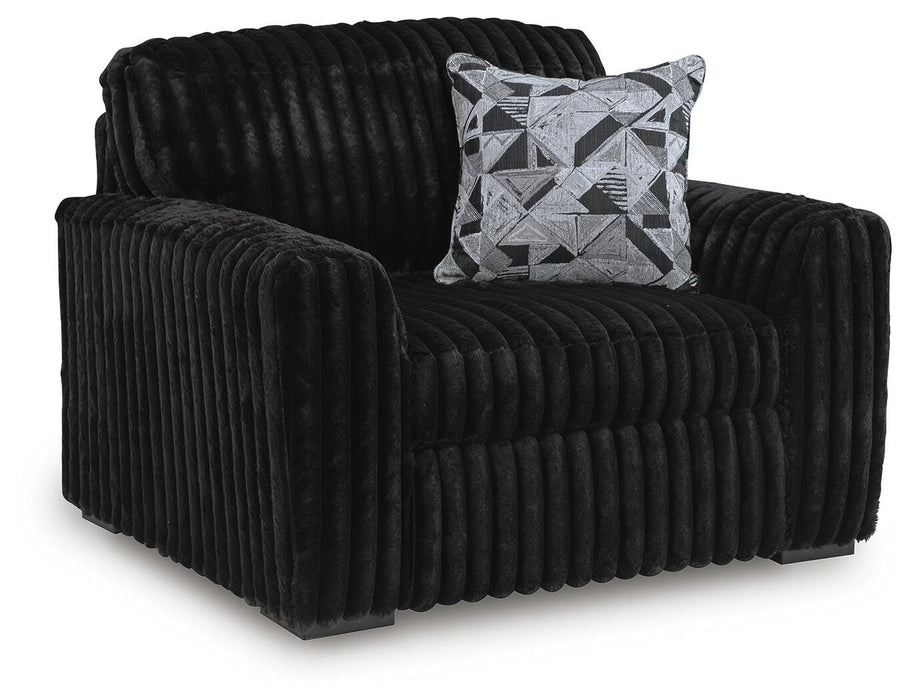 Midnight-Madness Oversized Chair - Dream Home Furniture & Mattress (Waite Park, MN)