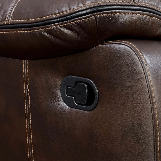 Pollux Brown Love Seat - Dream Home Furniture & Mattress (Waite Park, MN)