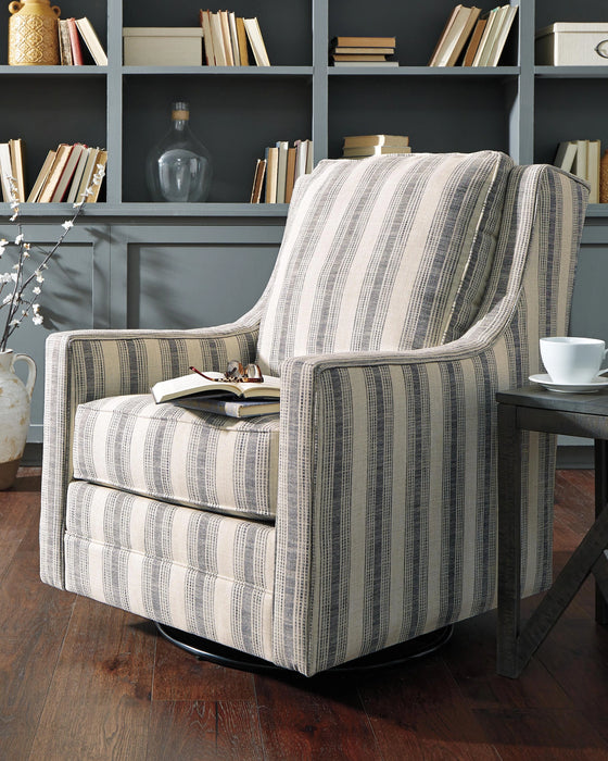 Kambria Swivel Glider Accent Chair - Dream Home Furniture & Mattress (Waite Park, MN)