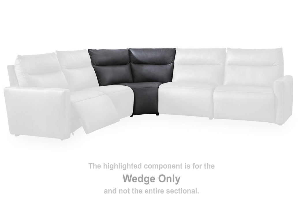 ModZ Power Reclining Sectional with Audio Consoles - Dream Home Furniture & Mattress (Waite Park, MN)