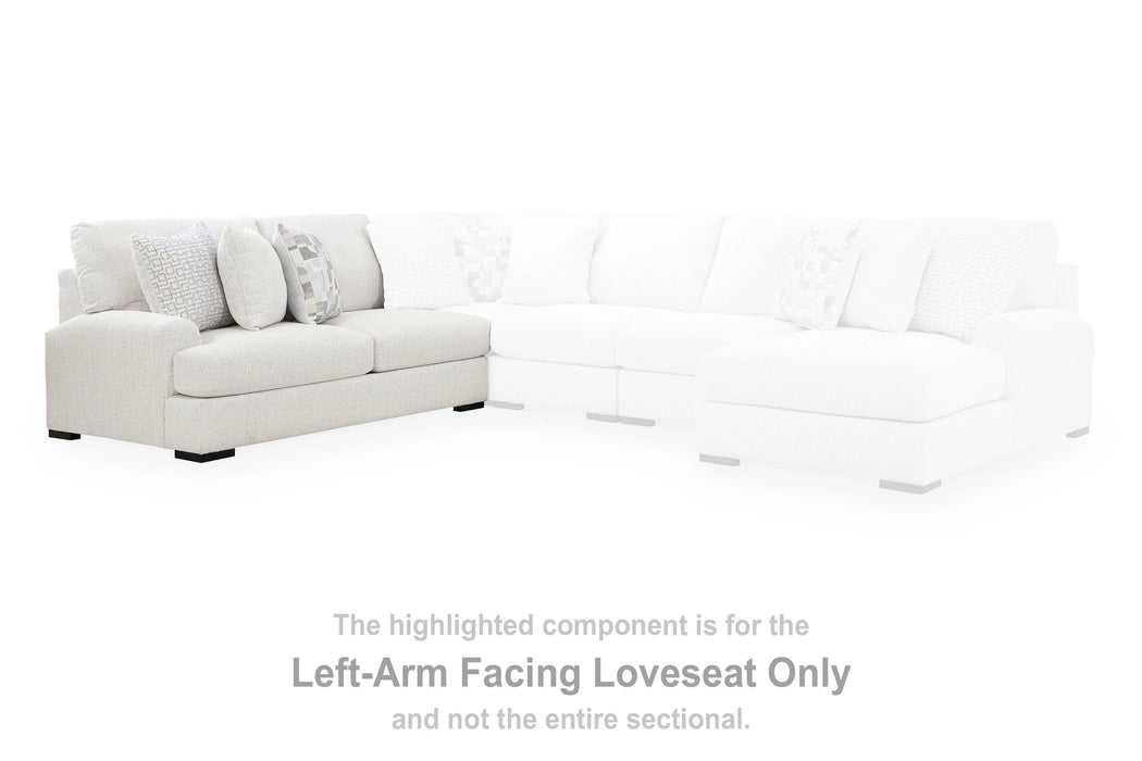 Misty-Lakes Sectional with Chaise - Dream Home Furniture & Mattress (Waite Park, MN)