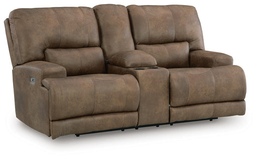 Beckley Place Power Reclining Loveseat with Console - Dream Home Furniture & Mattress (Waite Park, MN)