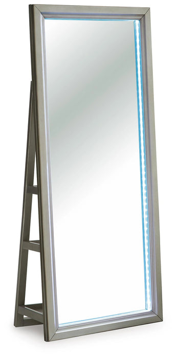 Evesen Floor Standing Mirror/Storage - Dream Home Furniture & Mattress (Waite Park, MN)