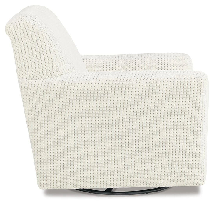 Herstow Swivel Glider Accent Chair - Dream Home Furniture & Mattress (Waite Park, MN)