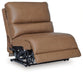 DeepWakes Reclining Sectional with Storage Console - Dream Home Furniture & Mattress (Waite Park, MN)