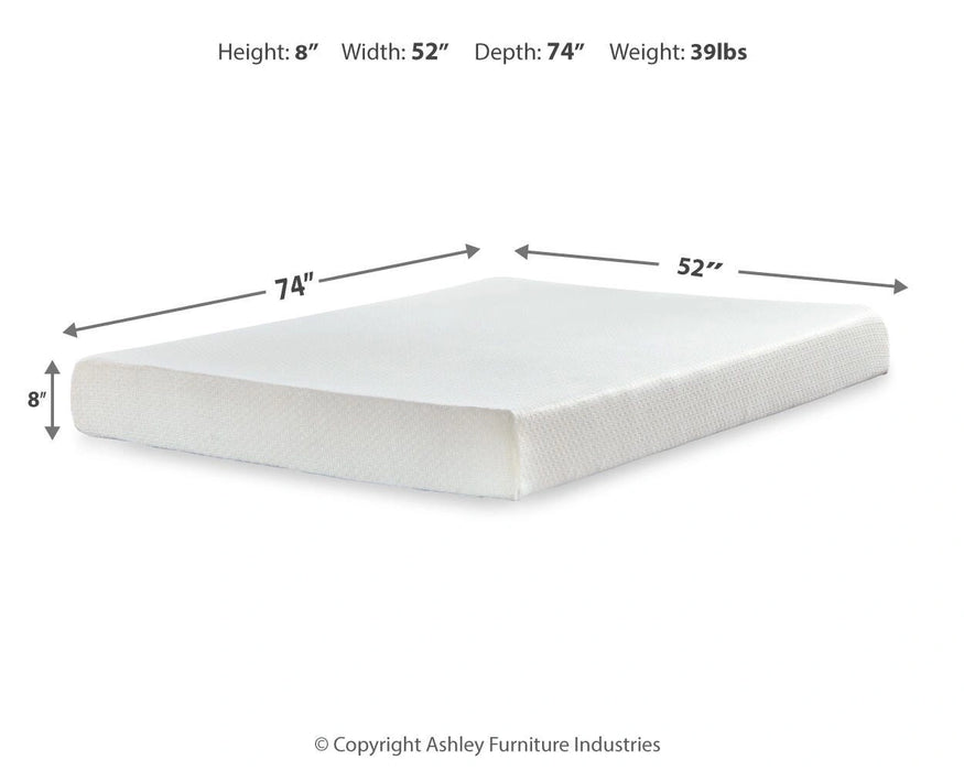 Chime 8 Inch Memory Foam Mattress in a Box - Dream Home Furniture & Mattress (Waite Park, MN)