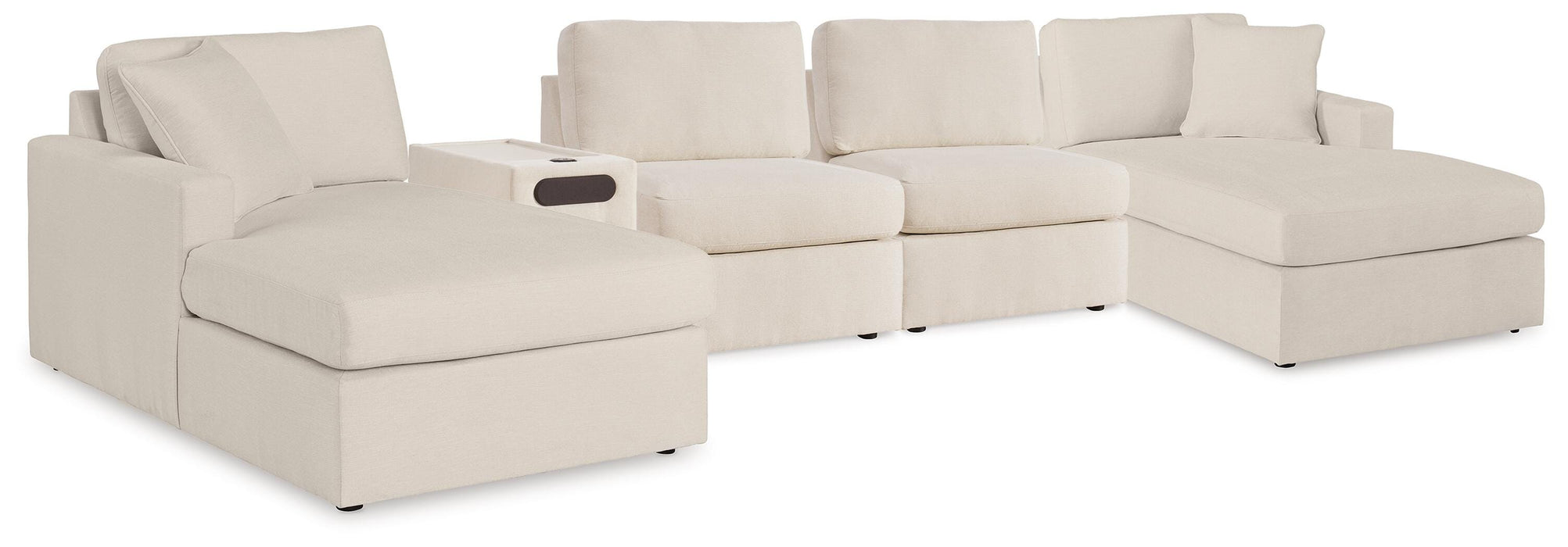 Modmax 5 Piece Sectional with Audio Console - Dream Home Furniture & Mattress (Waite Park, MN)