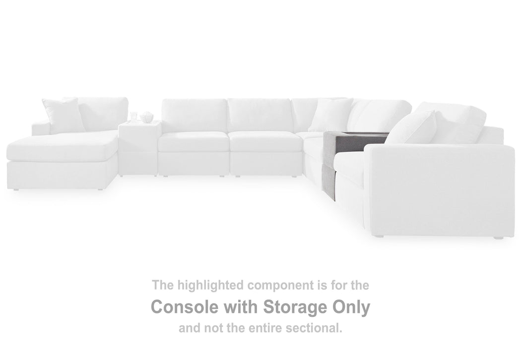 Modmax Balanced Sectional with Audio and Storage Consoles - Dream Home Furniture & Mattress (Waite Park, MN)