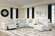 Modmax II Power Reclining Sectional with Chaise and Audio Consoles - Dream Home Furniture & Mattress (Waite Park, MN)