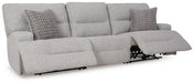 Acklen Place Power Reclining Sectional Sofa - Dream Home Furniture & Mattress (Waite Park, MN)
