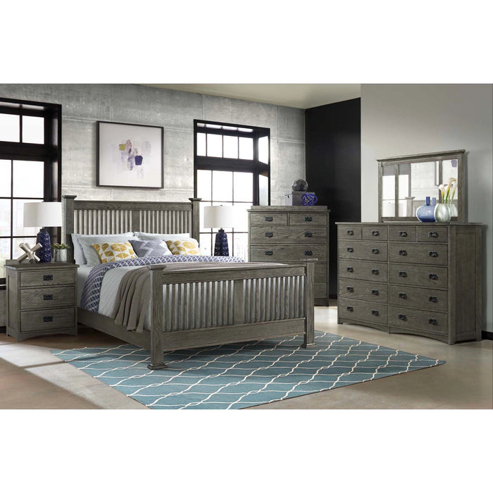 Oak Park King Slat Bed