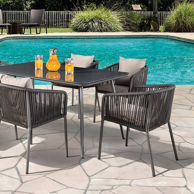 Tushari 8 Pc. Outdoor Dining Set - Dream Home Furniture & Mattress (Waite Park, MN)